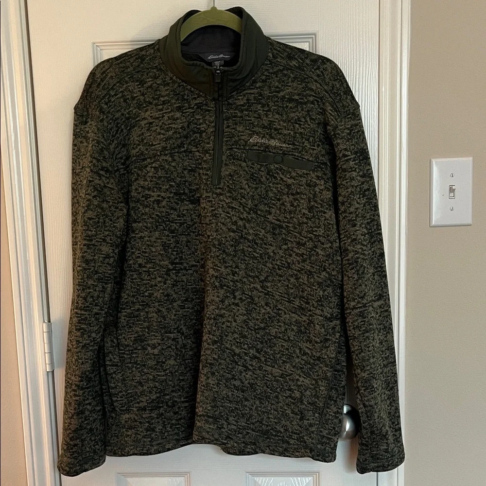 Eddie Bauer Quarter Zip Sweater